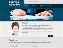 Tablet Screenshot of expressapostilleservices.com